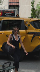 Black Maxi Feminine Dress